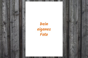 Dein eigenes Foto als Outdoor-Poster