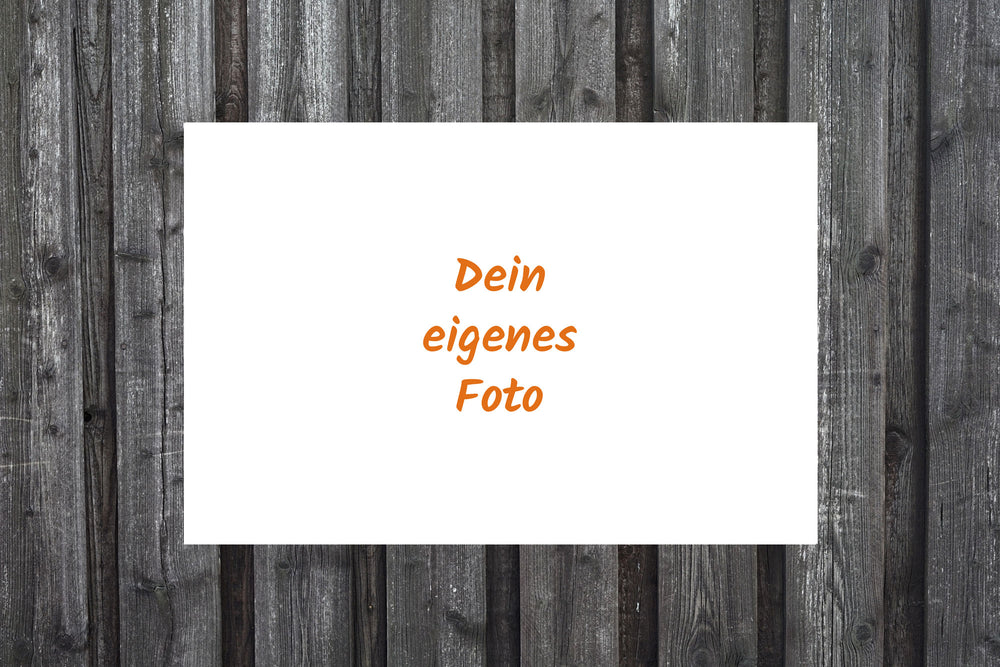 Dein eigenes Foto als Outdoor-Poster