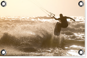 Kite in Action - PVC-Poster