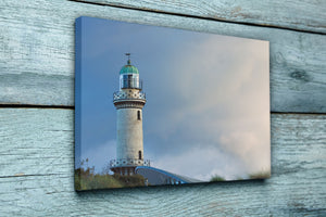 Leuchtturm Warnemünde - Leinwand