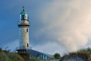 Leuchtturm Warnemünde - Leinwand